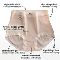 Women's High Waisted Knickers for Postpartum and C Section, Underwear Packs with Breathable Material and Crotch Lining for Sensitive Skin