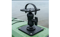 Sturdy 360° Fish Detector Mount Heavy Duty Kayak Navigation Mount Adjustable Angle for Fishing