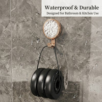 Cabinet Door Single Hook for Homeowner Organization, Removable Utility with Strong Sticky for Kitchen, No-Drill Bathroom Towel