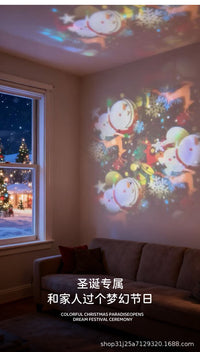 LED Rotating Projection Night Light with Brightness Adjustment