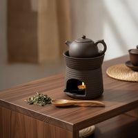 Tea Light Warmer with Bowl Heat-Resistant Ceramic Incense Burner Herb Burner Minimalist Tealight Holder Decorative
