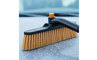Foam Grip Car Windshield Winter Brush Black and Orange Telescopic Winter Shovel