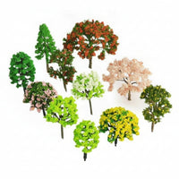 DIY Project Kit Miniature Model Trees Realistic Appearance Architectural Model Trees Handmade Miniature Scene Tree Set Assorted Styles for Architects, Students