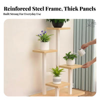 Floor-Standing Multi-Tier Planter Stand Modern and design Multi-Tiered Plant Stand Space-Saving blossom Rack Elegant Decoration for Apartment Dwellers, Gardeners, homeowners, Living Room, Balcony, Bedroom, Corner