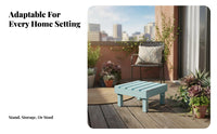 Footed Plant Stool Vintage Design Miniature Plant Stool Rustic appeal for Balcony