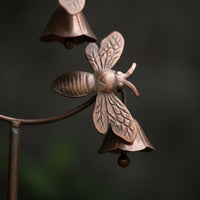 Garden Stake with Bells  Outdoor Garden Stake with Bells Pleasant Metal Yard Decor for Flower Beds