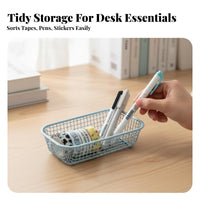 Wireframe holder Space-Saving Desktop Organizer adaptable Use for Desk, Dorm Room