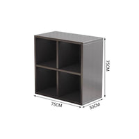Mid-Century-Century Design Black Swing Door Cabinet Space-Saving Vinyl Storage Cabinet Easy to Clean Album Player Stand Accessible Compartments for Music Corner