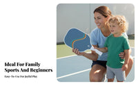 Fiberglass Pickleball Paddle Anti-Slip Fiberglass Pickleball Paddles Sports Equipment Comfortable Grip Large Sweet Area