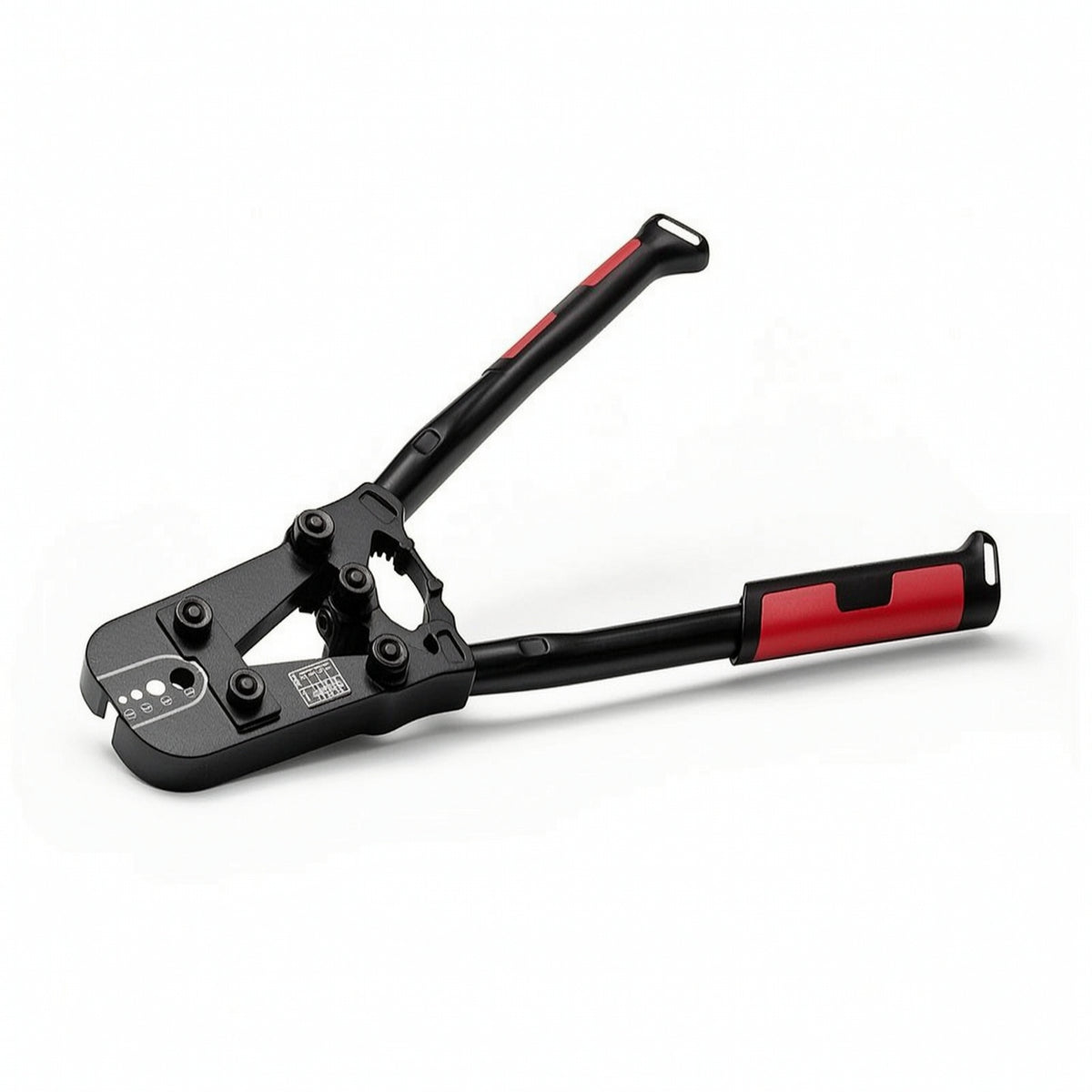 Heavy-Duty Wire Rope Crimping Pliers Manual Wire Rope Crimping Tool Non-Slip Swaging Tool High-Leverage for Installation