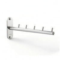 Rustproof Stainless Steel Hook Screw-in Wall Hook Strip Space-Saving Wall-Mounted Hanger with Hooks Long-Lasting for Bathroom