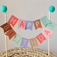 Dog Birthday Garland, Happy Birthday Decoration, Cardstock, Multicolor, For Dog Lovers