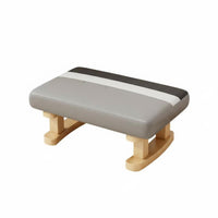Minimalist Design Upholstered Low Stool Multi-Functional Upholstered Footrest Soft padded surface Footstool space-saving Size for Children, Homeowners, Apartment Dwellers, Living Room, Entryway, Small areas, Bedroom