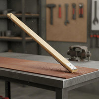 Bamboo Handle Steel Brush Copper Bristles Hand Tool for Metalworking