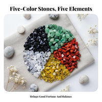 100 G Natural Crystal Pieces Five Elements Crushed Crystal Stones Degaussing