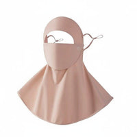 Cooling Face Cover with Drinking Opening Breathable Full Face Sun Cover Powerful Barrier Neck Gaiter for Beach