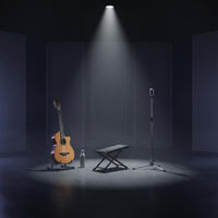 Foldable Folding Guitar Footstool Portable Classical Guitar Footstool Ergonomic Music Accessory Stable for String Players, Practice, Stage
