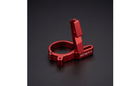 CNC Machined Front Derailleur Clamp Adapter Aluminum Front Derailleur Adapter Anodized Lightweight for Cyclists