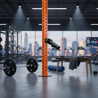 T Shaped Bar Row Landmine Attach Rotating Barbell Base Multi Function Compact Design Barbell Swivel Base for Power Rack Lifters