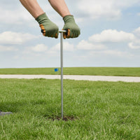 Soil Probes Rod with T-Handle Stainless Steel Rust-Resistant Septic Subsurface Detection Tool for Landscapers