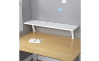 Desktop Riser Shelf Space-Saving Small Bookshelf Rectangular for Students