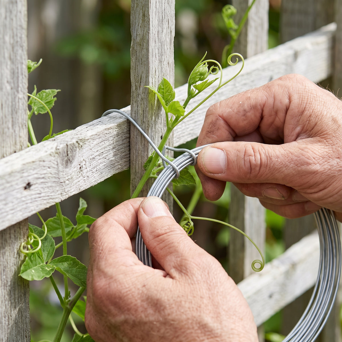 Galvanized Iron Garden Tie Wire for Plants and DIY Crafts