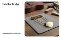 Jazz Guitar Tailpiece Replacement Part Jazz Guitar Bridge Tailpiece Sturdy Metal Construction Zinc Alloy for Luthiers