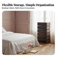 Retro Narrow Cabinet hardwood Wood Construction 3-Drawer Narrow Nightstand Space-Saving Bedside Table for Homeowners, Bedroom, Small Spaces, book corner