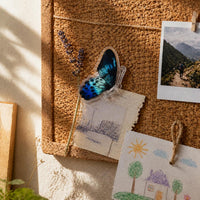 Butterfly Acrylic Clip for Journals, Photos, and Notes - Transparent Decorative Fastener