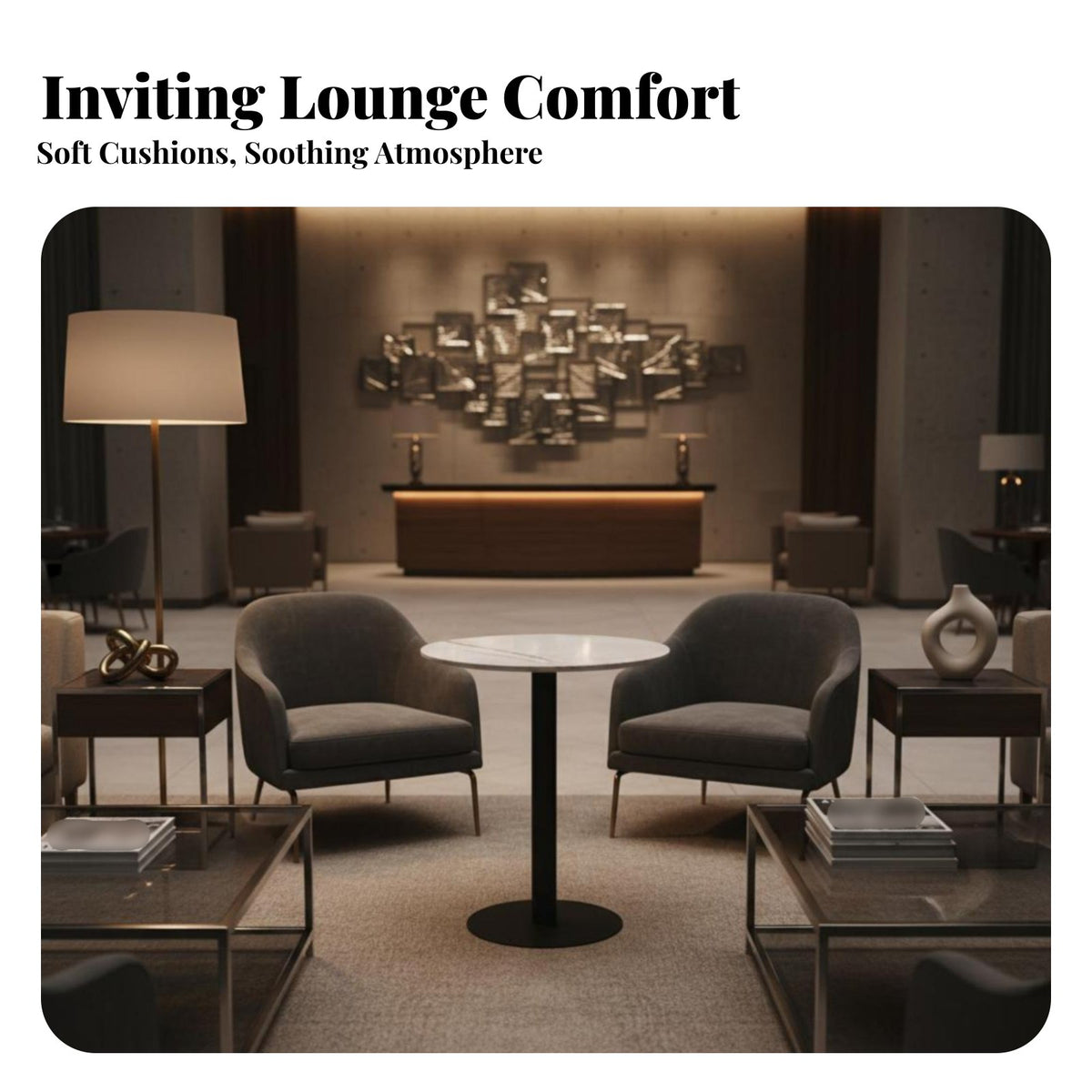 Fluted Rear Curved Banquette Modern Design Commercial Furnishing Configurable Configuration for Sales Office, Restaurant