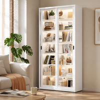 sliding-door bookcase