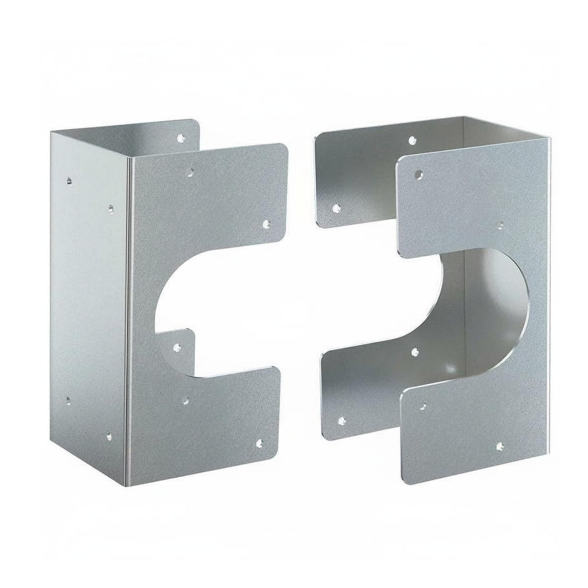 2 Pieces Double Post Shoe Inspector Approved Post Reinforcement Plate Pipe Protection Plate Code Compliant Framing Accessory