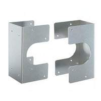 2 Pieces Double Post Shoe Inspector Approved Post Reinforcement Plate Pipe Protection Plate Code Compliant Framing Accessory