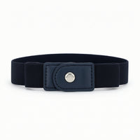 Adjustable Elastic Waist Adjuster Straps Comfortable Pants Adjuster with Snap Tab Flexible Elastic Waistband Reusable for Everyday Wear