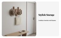 Piano Key Coat Rack Easy to Install Piano Key Wall Hanger Modern Minimalist