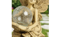 Resin Fairy Statue Outdoor Use Celestial Fairy Figurine Fantasy Style Angel Figurine