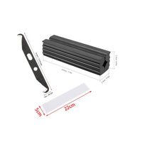 3 Pieces Hook Golf Grip Replacement Kit Double-Sided Adhesive Golf Grip Tool Kit Ribbed Block