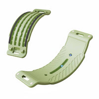 Balance Board with Handholds Molded Curved Balance Board Textured Toy for Playroom