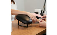 Curved Manicure Hand Rest Non-Slip Nail Art Armrest Pillow Space Saving Manicure Hand Pillow for Salon