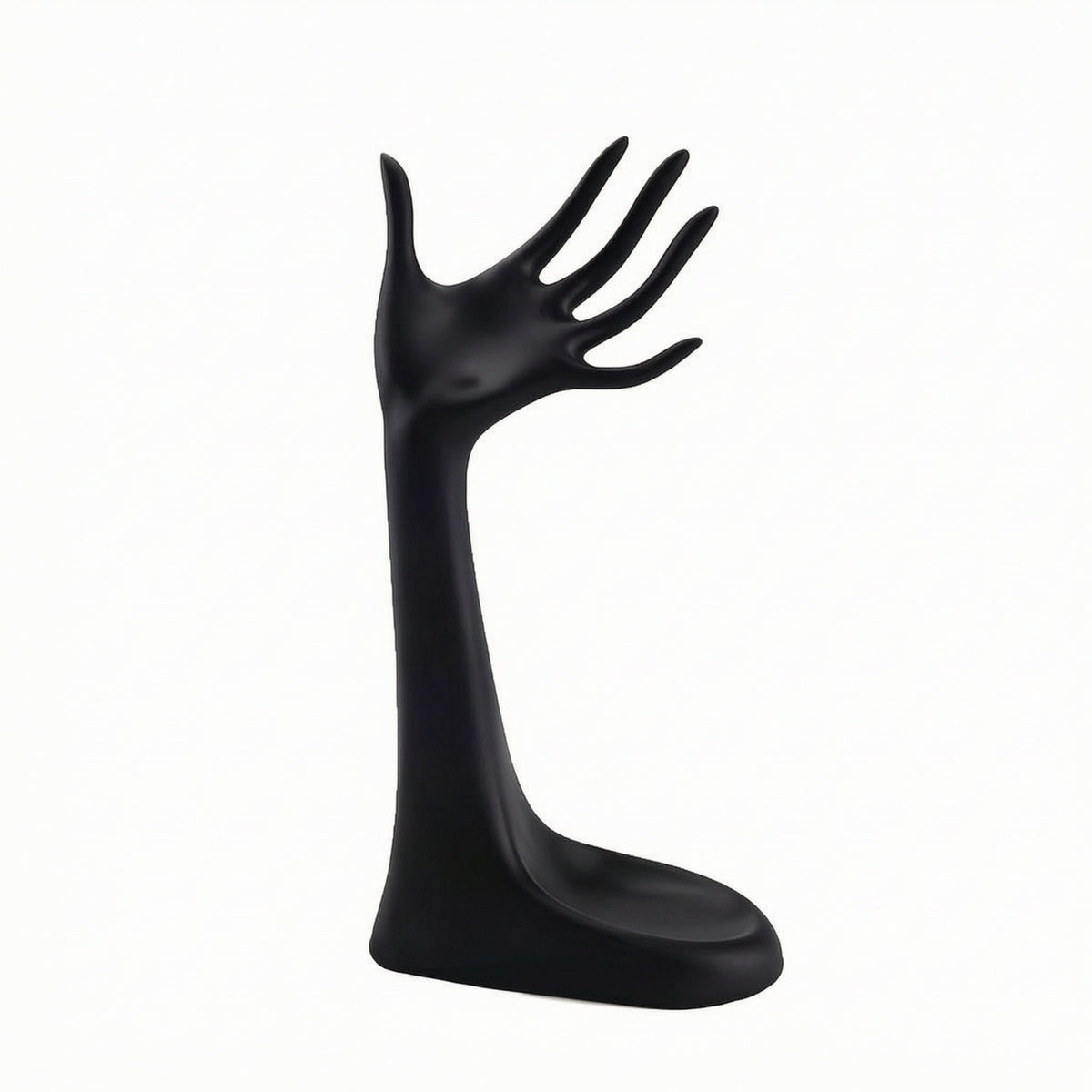 Resin Mannequin Hand Jewelry Organizer Stand Smooth Hand Jewelry Display Holder Modern Minimalist for Jewelers, Collectors, Photo Shoots