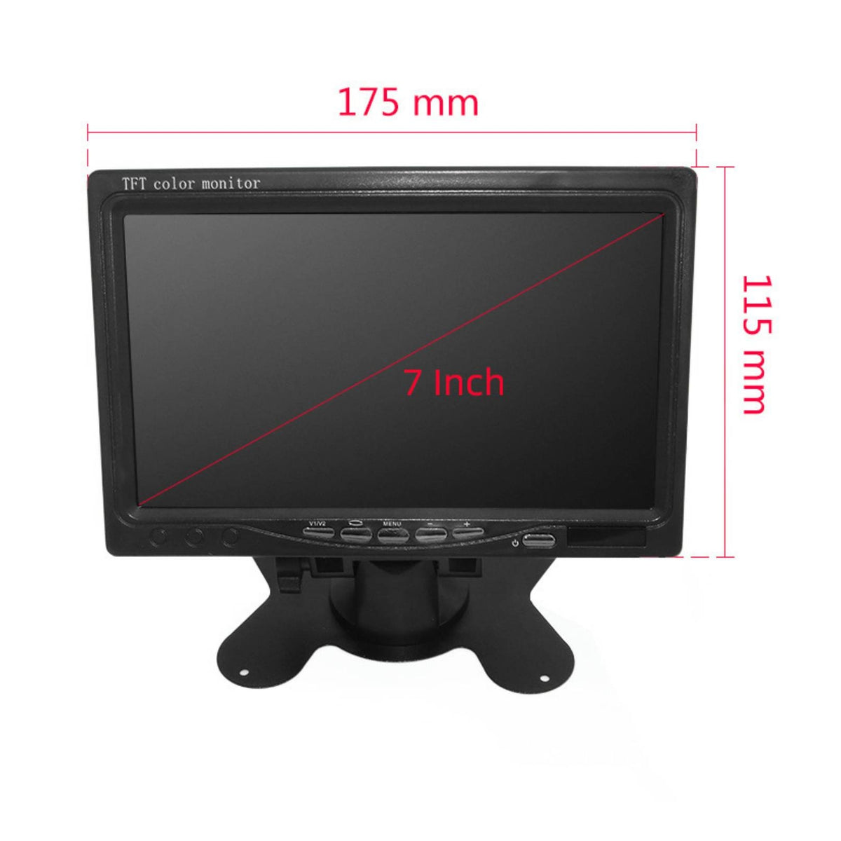 Backup Camera System with Four Cameras Plug and Play 7-Inch Backup Camera System with 4 Cameras Waterproof