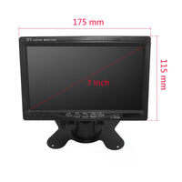 Backup Camera System with Four Cameras Plug and Play 7-Inch Backup Camera System with 4 Cameras Waterproof