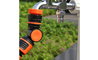 Hose Adapter Ribbed Quick Connector Leak Hose Fitting for Gardeners