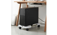 Rolling Computer Chassis Stand Locking Wheels Computer Desktop Cart Raised Base Mobile PC Cart for Office