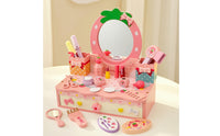 Pink Vanity Set with Accessories Girls Toy Makeup Vanity Princess Toddler for Toddlers