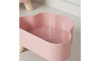 Non-Slip Puff Shaped Cat Bowl Spill-Proof Elevated Cat Bowl Whisker-Friendly Elevated Pet Feeder for Cats, Kittens, Small Dogs