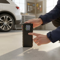 Fast Inflation Intelligent Air Compressor Automatic Shutoff Car Tire Inflator Easy to Use Digital Tire Pump LED Light for Roadside Emergency, Travel