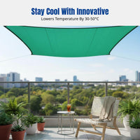 Green Shade Mesh, Thickened Sunshade, Dense Reinforced Border, Outdoor Patio, Balcony, Greenhouse, Heat Insulation