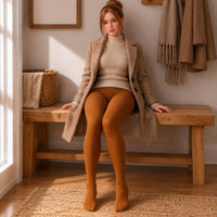 Stretchy 1/6-Scale Tights Tapered Legs High-Waisted Doll Tights Soft
