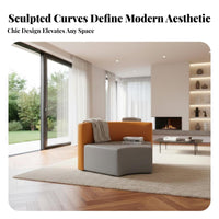 Curved Shape Configurable curved-Shaped Sofa Creative Combination sectional Couch unrestrictedform Assembly Public Seating adaptable Configuration for Interior Designers, Business Owners, Apartment Dwellers, Reception Area, Lobby